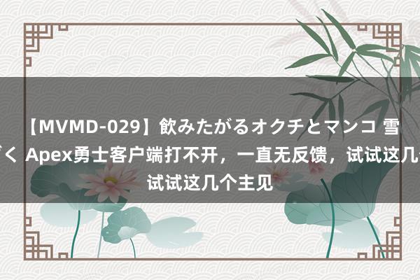 【MVMD-029】飲みたがるオクチとマンコ 雪乃しずく Apex勇士客户端打不开，一直无反馈，试试这几个主见