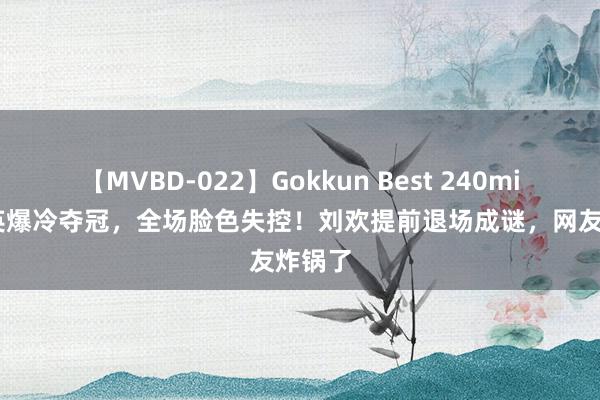 【MVBD-022】Gokkun Best 240min. 那英爆冷夺冠，全场脸色失控！刘欢提前退场成谜，网友炸锅了