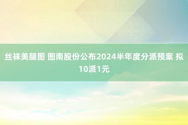 丝袜美腿图 图南股份公布2024半年度分派预案 拟10派1元